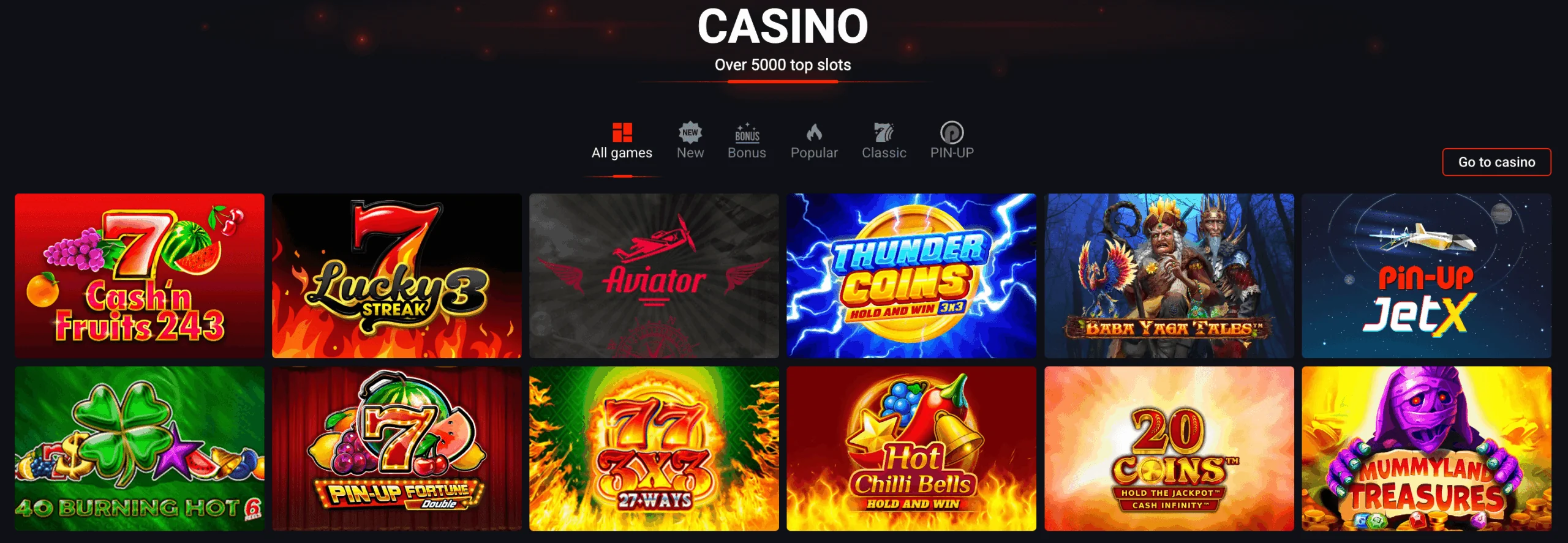 Pin Up Casino Africa